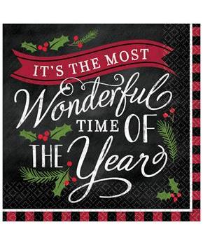 Most Wonderful Time of Year Lunch Napkin (16)