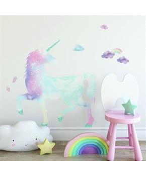 Galaxy Glitter Unicorn Giant Peel & Stick Decals
