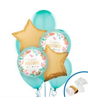 Boho Birthday Girl Balloon Bouquet