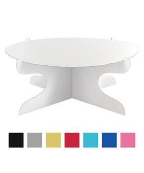 Caribbean Blue Cardboard Cake Stand (1)