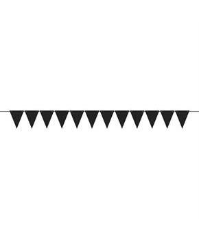 Mini Create Your Own Black Pennant Banner