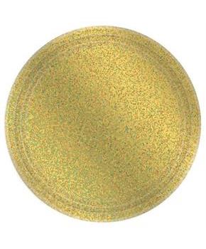 Prismatic Gold Dessert Plate (8)