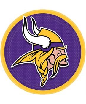 Minnesota Vikings 9" Lunch Plate (8)