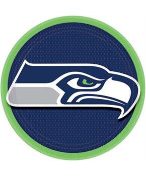 Seattle Seahawks 9" Lunch Plate (8)