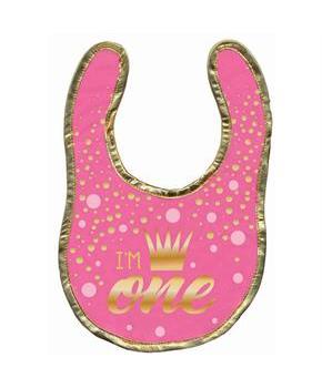 First Birthday Girl Bib