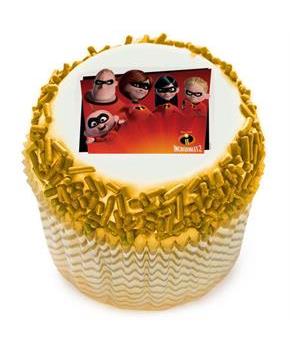Incredibles 2 Edible Cupcake Topper (12 Images)