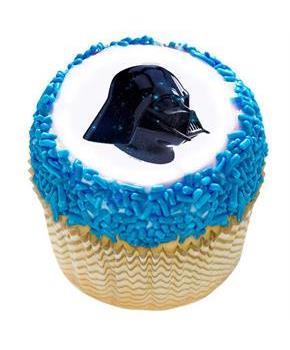 Star Wars-Vader Galaxy Edible Cupcake Topper (12 Images)