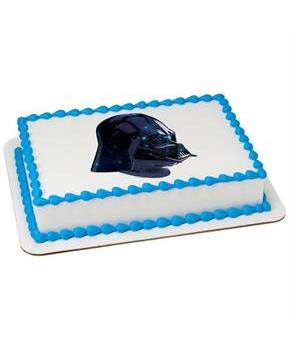 Star Wars-Vader Galaxy Quarter Sheet Edible Cake Topper (Each)