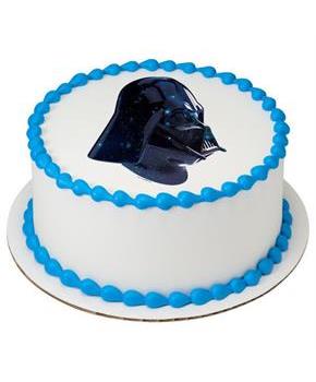 Star Wars-Vader Galaxy 7.5" Round Edible Cake Topper (Each)
