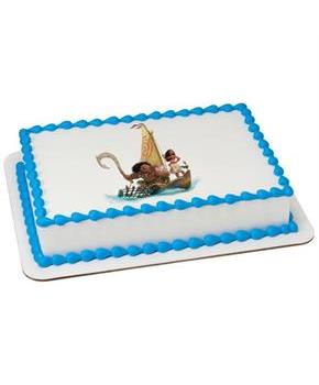 Moana Quarter Sheet Edible Cake Topper (Each)