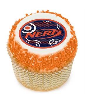 Nerf Blast Edible Cupcake Topper (12 Images)