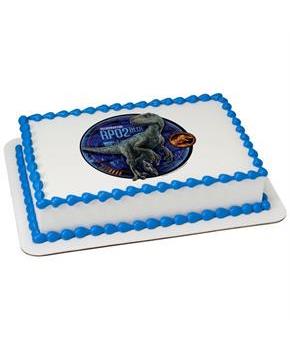 Jurassic World 2 Blue Quarter Sheet Edible Cake Topper (Each)