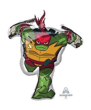 34 Rise Of The Tmnt Raphael-Pkg Foil Balloon