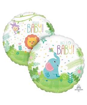 Hx Fisher Price Hello Baby - Pkg Foil Balloon