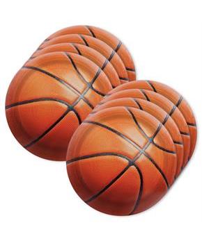 Basketball 9" Lunch Plate (24)