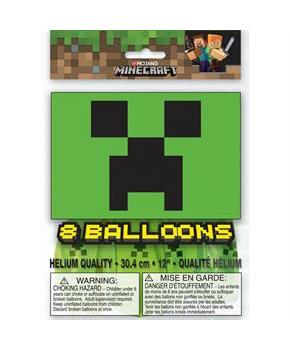 Minecraft 12" Latex Balloon (8)
