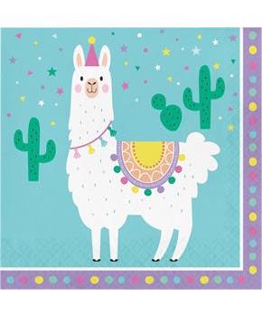 Llama Party Lunch Napkin (16)