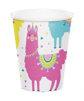 Llama Party 9oz.Cup (8)