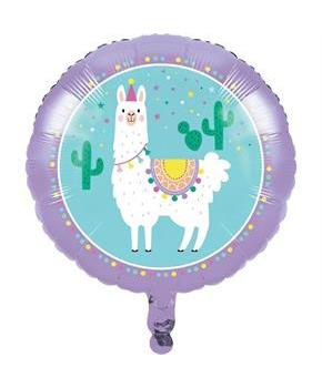 Llama Party 18" Foil Balloon (1)