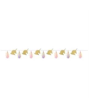 Sparkle Unicorn 8" x 6.5' Garland