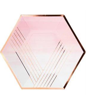 Rose All Day 11.5" Paper Banquet Plate (8)