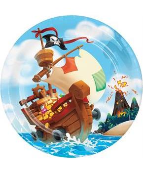 Treasure Island Pirate Lunch Plate (8)
