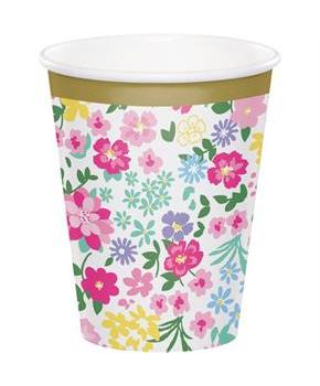 Floral Tea Party 9oz. Cup (8)