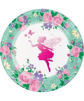 Floral Fairy Lunch Plate (8)
