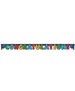 Congratulations Graduation Letter Banner