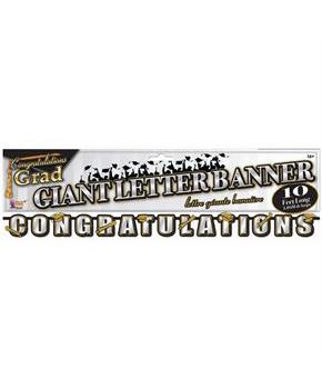 Grad Congrats Letter Banner