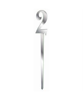 Mirror Cake Topper - Silver 2