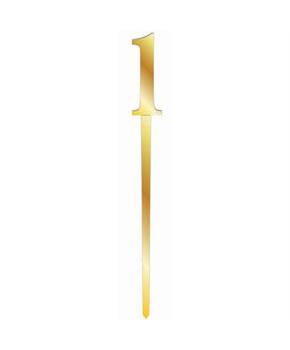 Mirror Cake Topper - Gold 1
