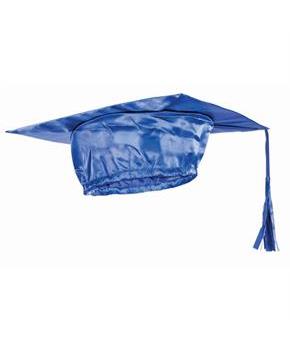 Blue Graduation Adult Cap - One-Size