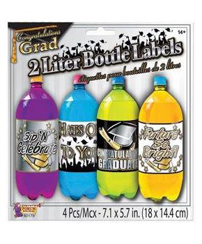Graduation 2 Liter Bottle Labels (4)