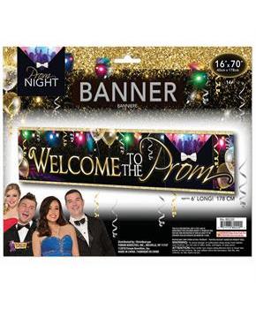Welcome to the Prom Vinyl Banner