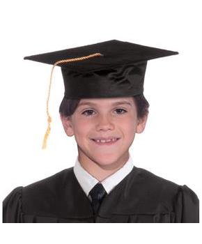 Black Graduation Child Cap