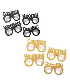 Black and Gold Grad Glasses (4)
