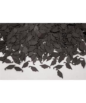 Graduation Cap Black Confetti