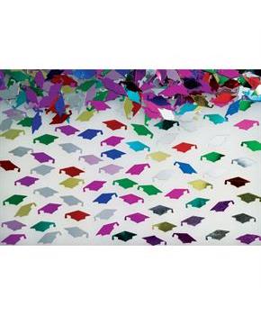 Graduation Cap Multicolor Confetti