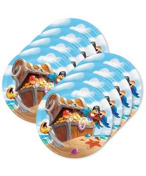Treasure Island Pirate Dessert Plate (24)