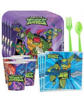 Rise of the TMNT Standard Tableware Kit (Serves 8)