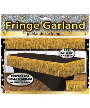 Gold Tinsel Fringle Garland
