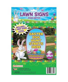 Easter Egg Hunt Lawn Signs (3)