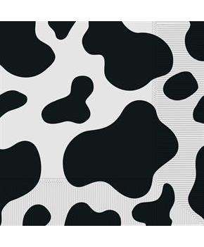 13" Cow Party Napkins
