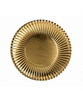 Gold 9" Paper Plates (10)