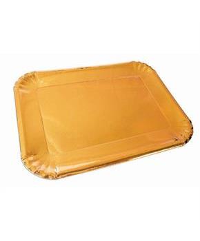 Gold Paper Platters 