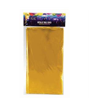 Metallic Gold Table Cover 54"x108"