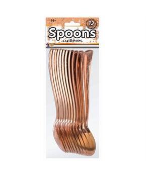 Rose Gold Plated Plated Spoons 