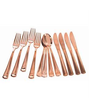Rose Gold Cutlery Multipack (4 Each)