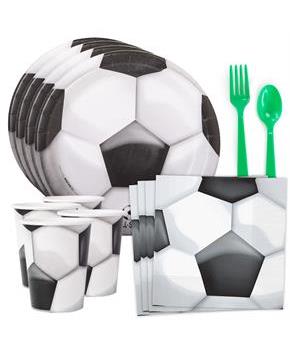 Soccer Party Standard Tableware Kit (Serves 8)